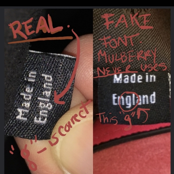 Authenticating Mulberry bags - Picture 6 of 7